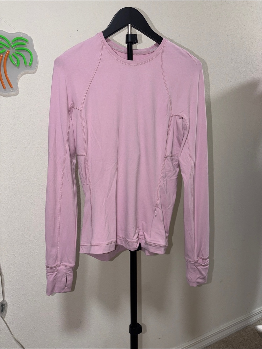 Lululemon Light Pink Long Sleeve Women’s Performance Top